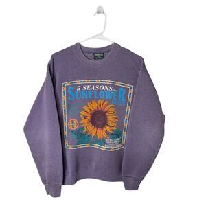 American Eagle Sunflower Vintage Sweatshirt Size Medium